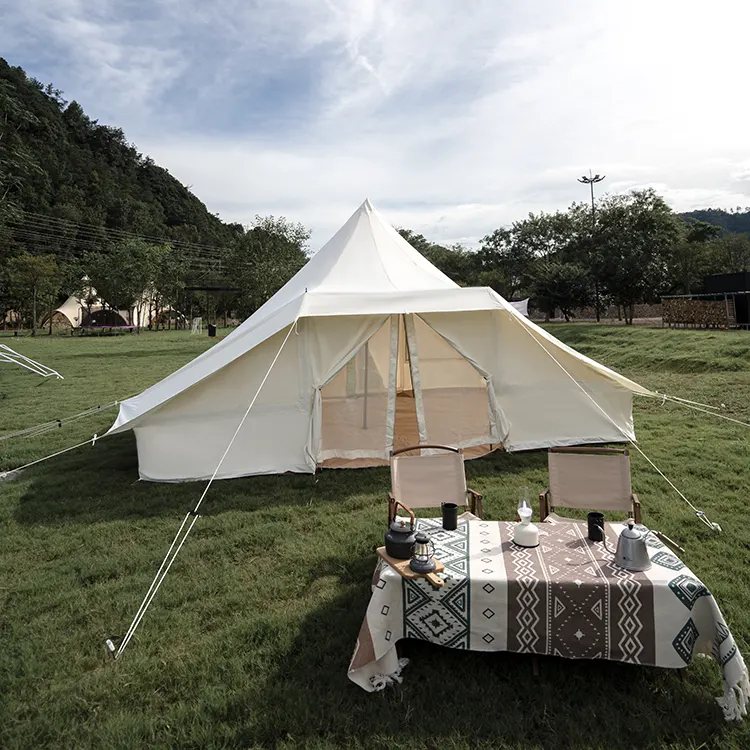 Utomhus dubbeldörr Oxford -tygcampingtält