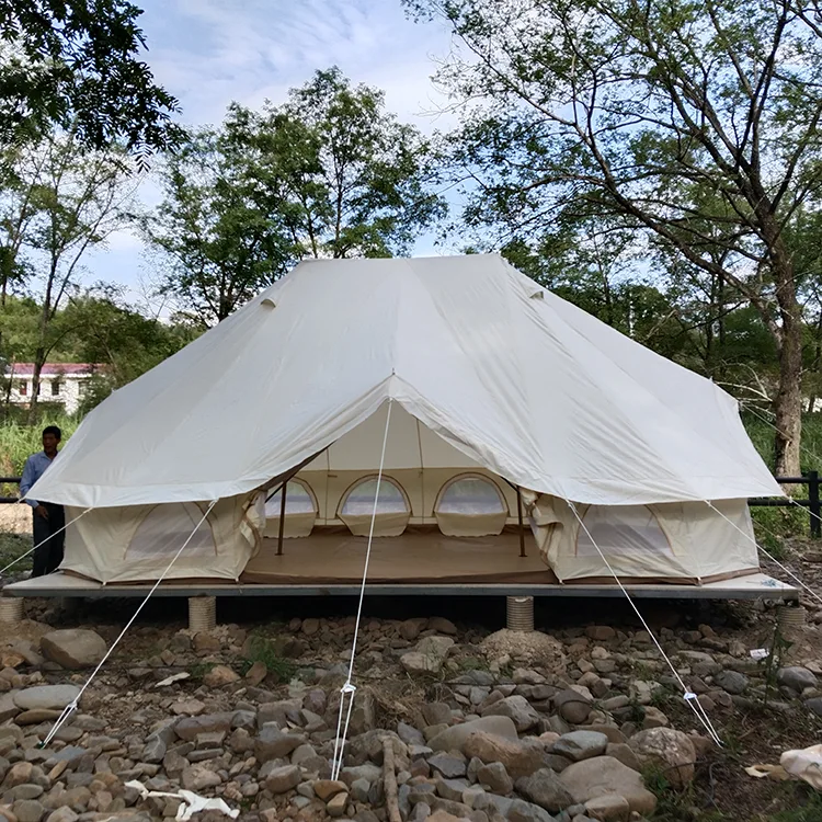 Utomhus vilda lyxen yurt tält