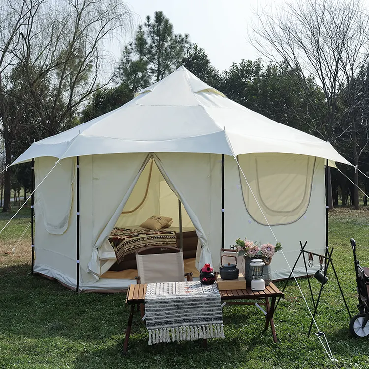 Oxford tyg indisk yurt tält för camping
